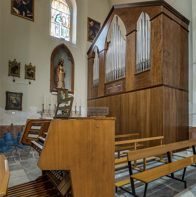 Un organo a canne donato alla Parrocchia San Giuseppe in ricordo di Gioachino Arena